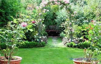 Англиски градина - десет основни принципи на нејзиниот аранжман
