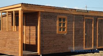 Hozblok со тоалет, woodsheds, туш и други објекти под истиот покрив, купи hozblok во регионот Москва