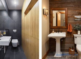 Декорација на мал тоалет, правила за избор на материјали и бои, популарни детали и стилови