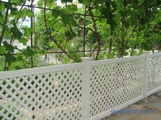 Декоративна пластична ограда: видови, цени, инсталација технологија