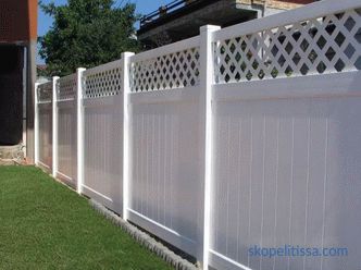 Декоративна пластична ограда: видови, цени, инсталација технологија