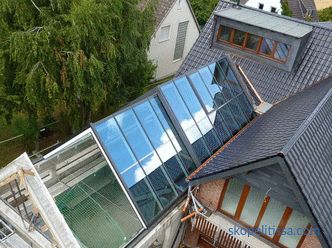 Лизгачки покрив за тераса, базен, ресторан и индустриска сала - дизајн карактеристики