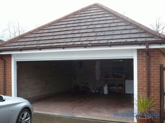 Како да се покријат покривот на гаражата - изберете материјал за покривање