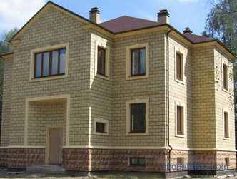 Куќи од топлотни блокови на клуч во Москва: проекти, цени и фотографии