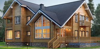 Фински куќи од дрвена клупа на клуч: проекти и цени