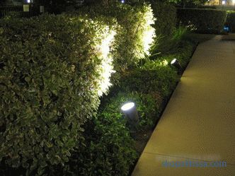 Пејзажно осветлување - главните задачи и правила на проектот