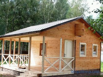 Летна куќа со веранда, градинарски куќа со тераса, изградба на клуч на клуч во Москва