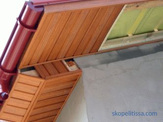 Варијанти на поднесување на покривите на покривот со софит, фолија или пластика, фото, видео