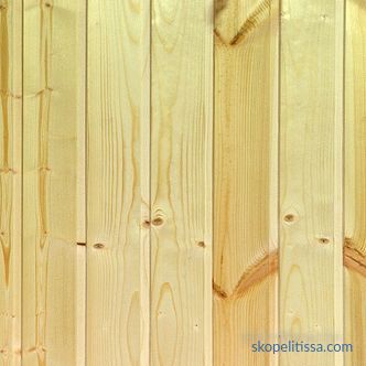 Ѕидни облоги clapboard во дрвена куќа, како да ја обиколи куќата внатре, слика
