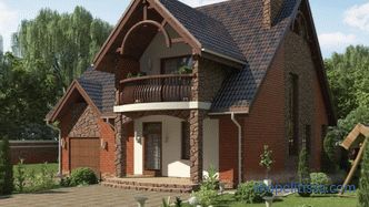 Дизајн и стилови на фасадата на селска куќа: примери со фотографии