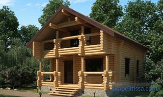 Изградба на куќи од клуч залепени дрва во Москва: проекти и цени