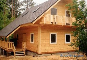 Проекти на куќи од дрво 6 од 9: опции, материјали, конструкција