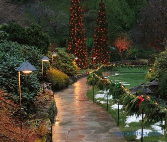 Градинарски светла во пејзаж дизајн, видови, карактеристики, нијанси на избор