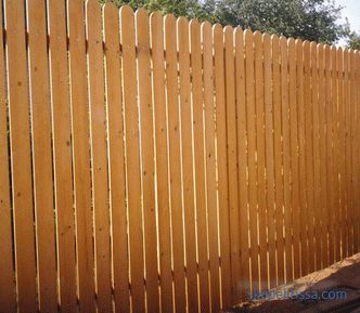 Дрвена ограда - главни видови