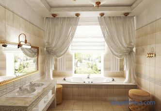 Дизајн на бања во приватна куќа со прозорец, проекти во куќи, модерни идеи, фотографии